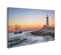 islandburner Tableau sur Toile Phare de Navire Phare de Navire Cadre Affiche Poster Murale Tableaux