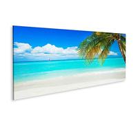 islandburner Tableau sur Toile Plage des Caraïbes Cadre Affiche Poster Murale Tableaux