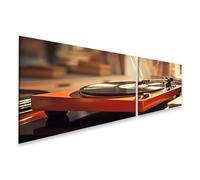 islandburner Tableau sur toile platine au soleil Salon Rétro Vintage Musique Photos murales Poster
