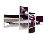 islandburner Tableau sur toile platine en gros plan disque musique style rétro images images murales poster