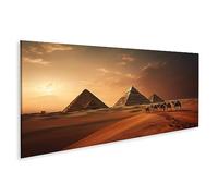 islandburner Tableau sur toile Pyramides Gizeh Egypte Photographie De Voyage Cadre Affiche Poster Murale Tableaux