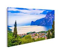 islandburner Tableau sur toile Riva Del Garda Lac de Garde Peintures Impressions pour salon bureau