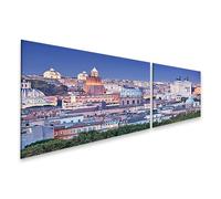 islandburner Tableau sur toile Rome panoramique au crépuscule architecture et histoire Images murales Poster