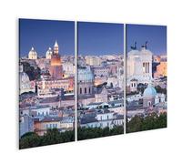 islandburner Tableau sur toile Rome panoramique au crépuscule architecture et histoire Images murales Poster