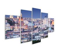 islandburner Tableau sur toile Rome panoramique au crépuscule architecture et histoire Images murales Poster