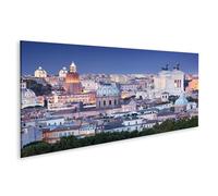 islandburner Tableau sur toile Rome panoramique au crépuscule architecture et histoire Images murales Poster