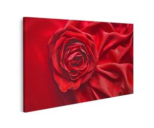 islandburner Tableau sur toile rose rouge sur tissu velours rouge pour chambre à coucher, magasin de fleurs romantique, images murales, posters