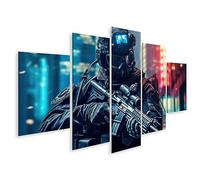 islandburner Tableau sur Toile Soldat des Forces spéciales Police Arme de Haute Technologie Soldat des Forces s Cadre Affiche Poster Murale Tableaux