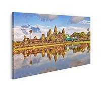 islandburner Tableau sur toile Temple d'Angkor Wat Siem Reap Cambodge Cadre Affiche Poster Murale Tableaux