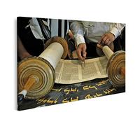 islandburner Tableau sur Toile Torah Lecture Synagogue Foi juive Images murales Poster