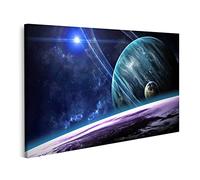 islandburner Tableau sur Toile Univers Planètes Étoiles Et Galaxies Cadre Affiche Poster Murale Tableaux