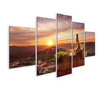 islandburner Tableau sur toile Vignoble du Chianti Toscane 11A Images murales Poster