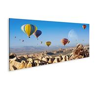 islandburner Tableau sur Toile Vol en montgolfière Cappadoce Turquie Cadre Affiche Poster Murale Tableaux