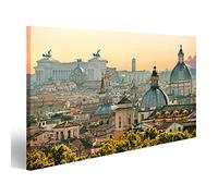 islandburner Tableau sur toile Vue De Rome Depuis Le Château Saint-Ange Italie Cadre Affiche Poster Murale Tableaux