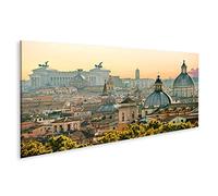 islandburner Tableau sur Toile Vue De Rome Depuis Le Château Saint-Ange Italie Cadre Affiche Poster Murale Tableaux