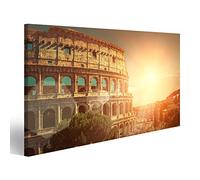 islandburner Tableau Tableaux sur toile L'une des destinations de voyage les plus célèbres au monde - le Colisée romain. UJH