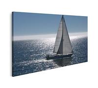 islandburner Tableau Tableaux Un voilier glissant sur une mer calme Cadre sur Toile Impression Photo Affiches