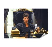 islandburner XXL Poster Al Pacino Scarface Tony Montana Culte Gangster Film Hollywood Icône Premium Photographie photo