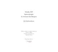 Islande, 1615 : Spánverjavígin, le massacre des Basques (récit historique), de Jón Guðmundsson