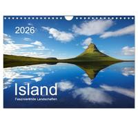 ISLANDE 2026 - Des paysages fascinants, Version française (Calendrier mural 2026 DIN A4 portrait), Calendrier CALVENDO mensuel