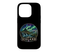 Islande Aurora Borealis Kirkjufell Mountain Travel Coque pour iPhone 14 Pro