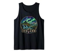 Islande Aurora Borealis Kirkjufell Mountain Travel Débardeur