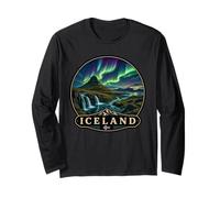 Islande Aurora Borealis Kirkjufell Mountain Travel Manche Longue
