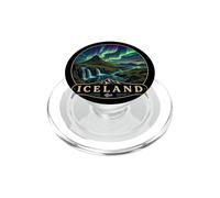 Islande Aurora Borealis Kirkjufell Mountain Travel PopSockets PopGrip pour MagSafe