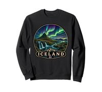 Islande Aurora Borealis Kirkjufell Mountain Travel Sweatshirt