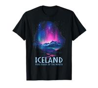 Islande - Aurores boréales, aurores boréales T-Shirt
