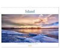 Islande - des paysages fascinants dans le sud, Version française (Calendrier mural 2026 DIN A3 portrait), Calendrier CALVENDO mensuel