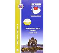 Islande du Nord - Carte régionale 4 - 1:200,000 | Mal og menning
