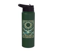 Islande Éclipse solaire totale 2026 août 12 Sky Watcher Stainless Steel Insulated Water Bottle