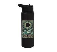 Islande Éclipse solaire totale 2026 août 12 Sky Watcher Stainless Steel Insulated Water Bottle