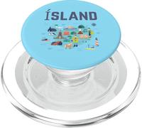 Islande et île PopSockets PopGrip pour MagSafe