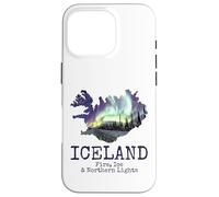 Islande Fire Ice Northern Light Souvenir islandais Coque pour iPhone 16 Pro