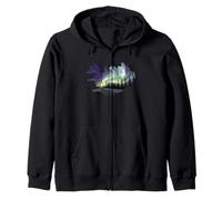 Islande Fire Ice Northern Light Souvenir islandais Sweat à Capuche