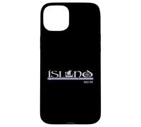 Islande - Île - Vikingship & Vegvísir - Culture du Nord Coque pour iPhone 15 Plus