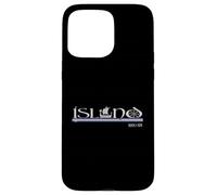 Islande - Île - Vikingship & Vegvísir - Culture du Nord Coque pour iPhone 15 Pro Max
