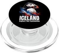 Islande Macareux Oiseau Explorer Faune Nature Voyage Nord PopSockets PopGrip pour MagSafe