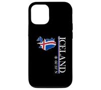 Islande - Nordique Nature & Aventure - Drapeau Islandique Coque pour iPhone 12/12 Pro