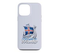 Islande Viking Longship Nordic Icelandic Pride Frost Dragon Coque pour iPhone 13 Pro Max