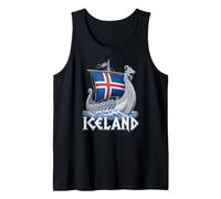 Islande Viking Longship Nordic Icelandic Pride Frost Dragon Débardeur