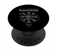 Islande - Viking Vegvisir - Nordic Spirit - Culture Nordique PopSockets PopGrip Adhésif