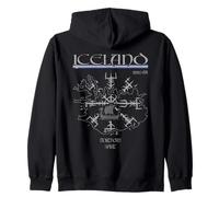 Islande - Viking Vegvisir - Nordic Spirit - Culture Nordique Sweat à Capuche