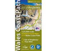 Isle of Anglesey Coast Path Map: 1:25,000 scale Ordnance Survey mapping for the entire Isle of Anglesey Coast Path