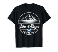 Isle of Skye Scotland Retro Script Souvenir de Voyage T-Shirt
