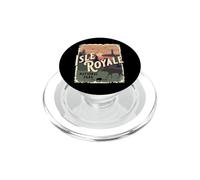 Isle Royale National Park Michigan Souvenir de Voyage Vintage PopSockets PopGrip pour MagSafe