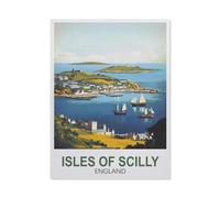 Isles of Scilly England，Puzzle 1000 Pieces of Paper Puzzles Suitable for Adults Children Families Stress Relief Puzzle Games（26x38cm）-FB55
