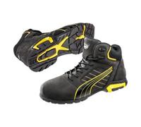 Chaussures de sécurité mi-hautes S3L AMSTERDAM noir/jaune - PUMA SAFETY - 632240 39